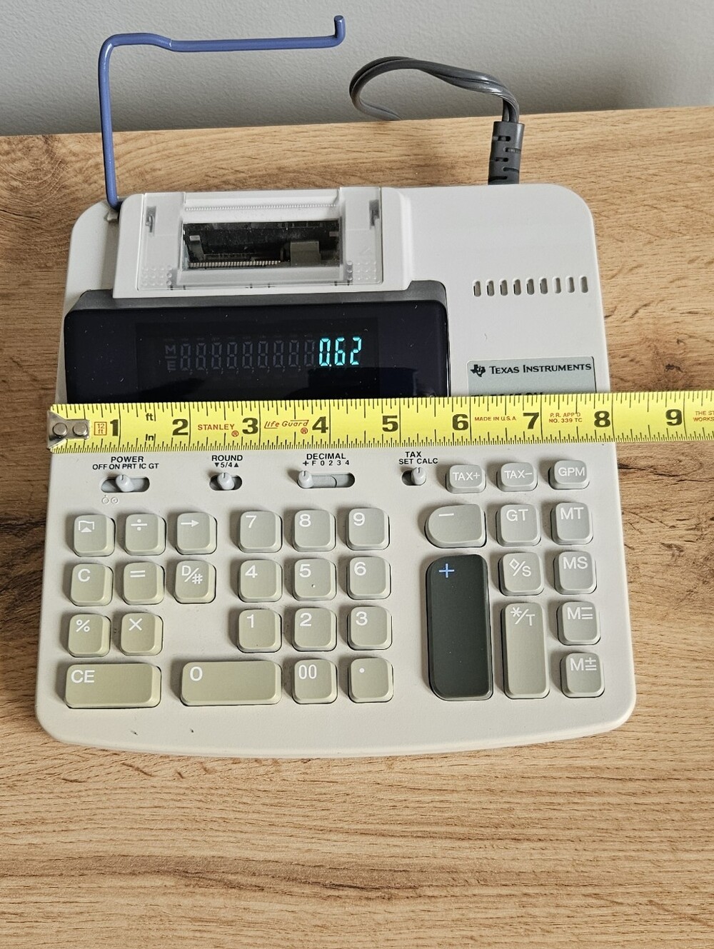 Texas Instruments TI-5045 SV 12-Digit 2-Color Printing Calculator - Tested - Picture 13 of 14